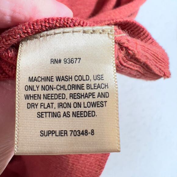 Foundry Supply Co V Neck Sweater Men 4XLT TALL Pullover Burnt Orange Biz Casual - Picture 8 of 10